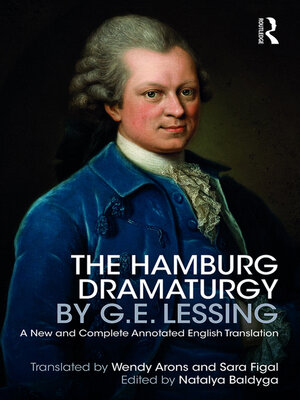 cover image of The Hamburg Dramaturgy by G.E. Lessing
